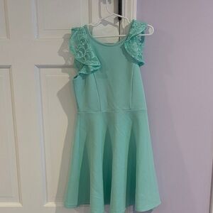 Mint Green Kids Dress